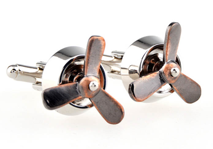 The motor fan Cufflinks  Bronzed Classic Cufflinks Metal Cufflinks Military Wholesale & Customized  CL654110
