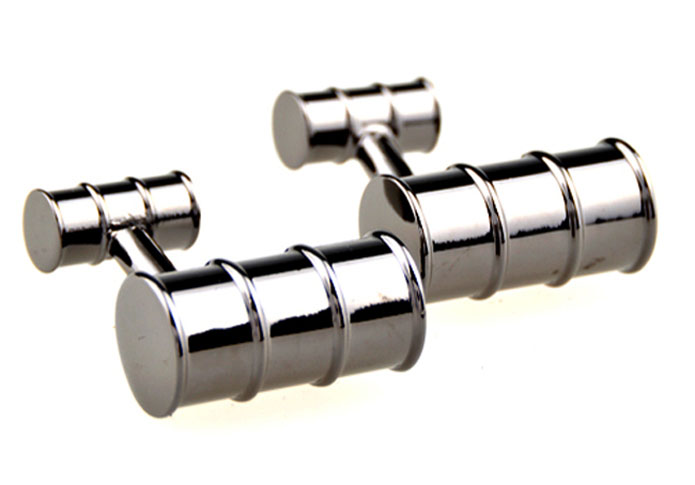  Gray Steady Cufflinks Metal Cufflinks Wholesale & Customized  CL654224