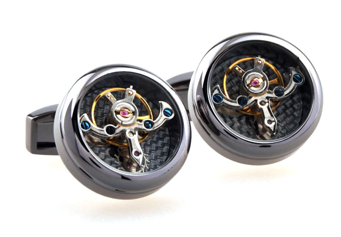 Steampunk with the smallest vintage watch movements Cufflinks  Multi Color Fashion Cufflinks Metal Cufflinks Tools Wholesale & Customized  CL654245