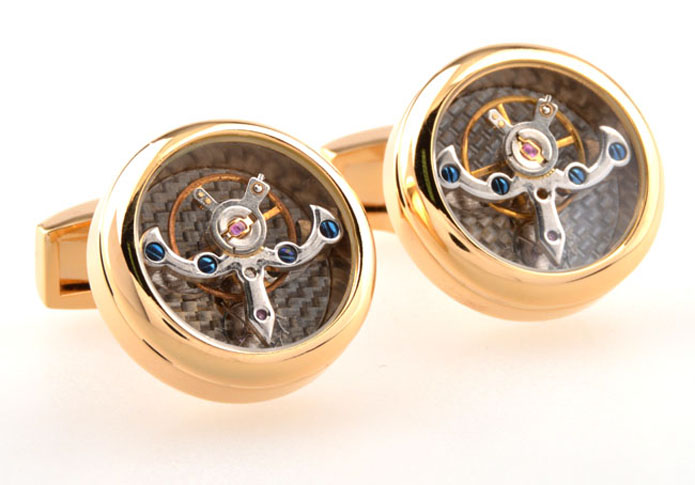 Steampunk with the smallest vintage watch movements Cufflinks  Multi Color Fashion Cufflinks Metal Cufflinks Tools Wholesale & Customized  CL654247