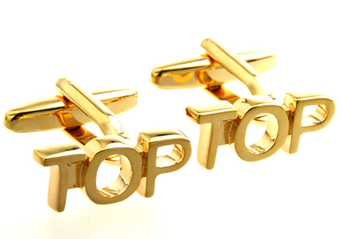 TOP Cufflinks  Gold Luxury Cufflinks Metal Cufflinks Symbol Wholesale & Customized  CL654266