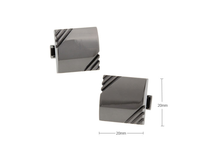  Gray Steady Cufflinks Metal Cufflinks Funny Wholesale & Customized  CL654565