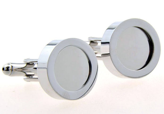 Screw Cufflinks  Silver Texture Cufflinks Metal Cufflinks Funny Wholesale & Customized  CL654681