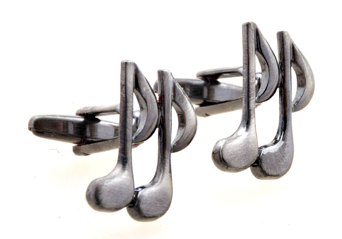 Note Cufflinks Gray Steady Cufflinks Metal Cufflinks Music Wholesale & Customized CL654991