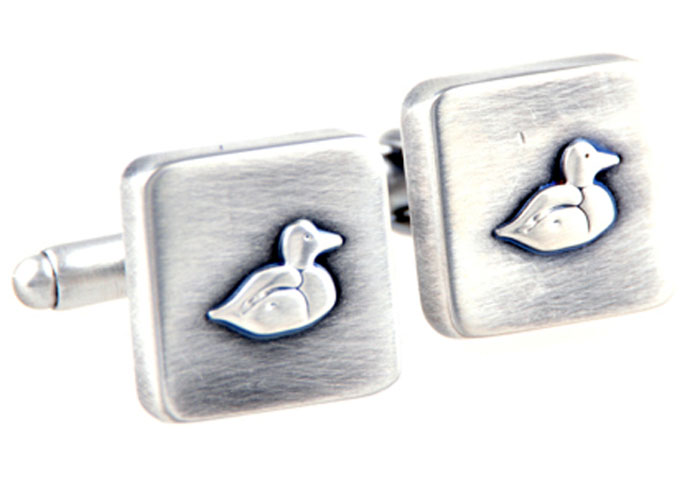 Waterfowl Cufflinks Gray Steady Cufflinks Metal Cufflinks Animal Wholesale & Customized CL655035
