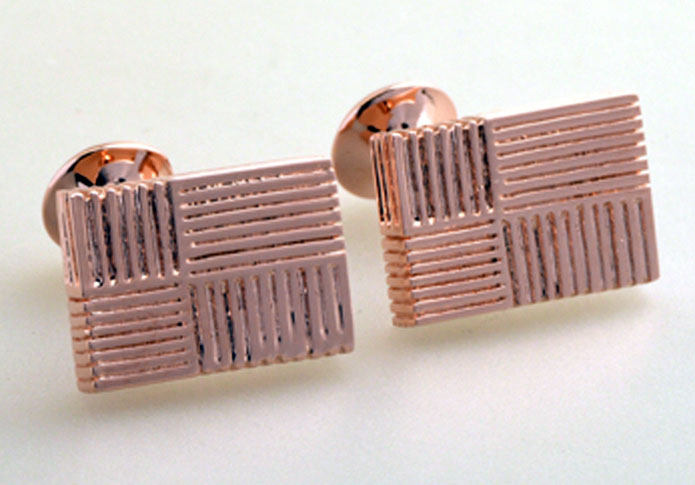Bronzed Classic Cufflinks Metal Cufflinks Wholesale & Customized CL655207