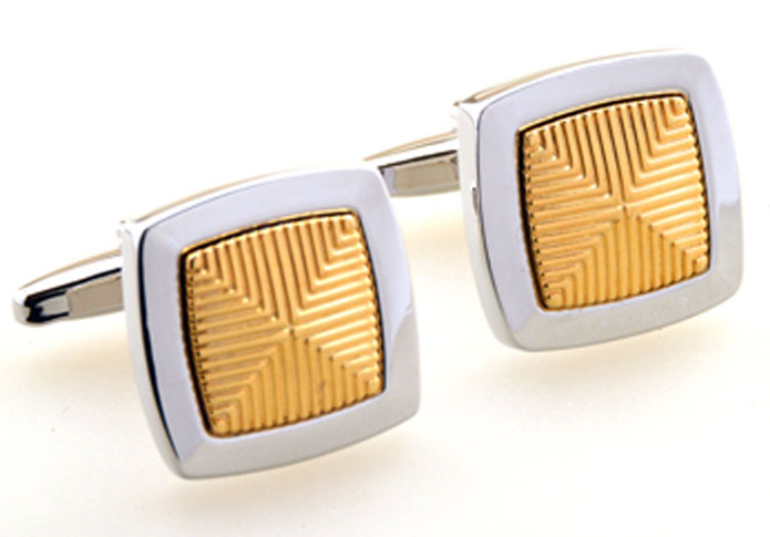 Gold Luxury Cufflinks Metal Cufflinks Wholesale & Customized CL655267