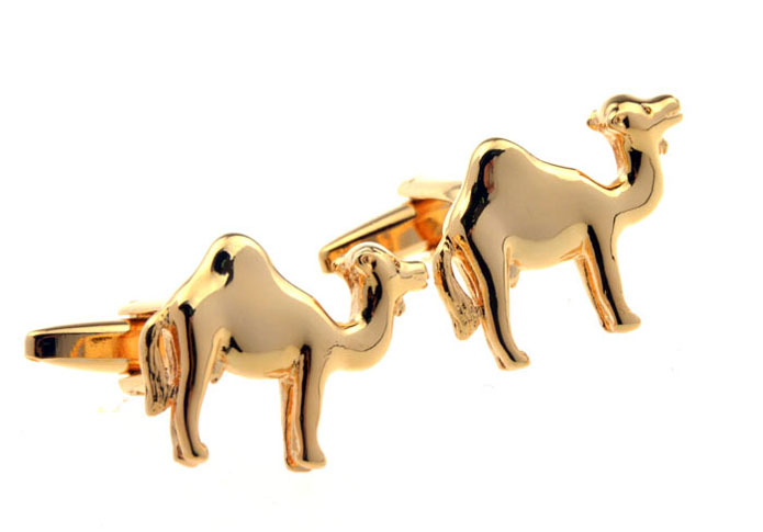 Camel Cufflinks  Gold Luxury Cufflinks Metal Cufflinks Animal Wholesale & Customized  CL655966
