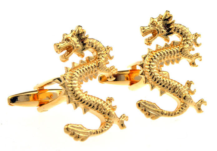  Gold Luxury Cufflinks Metal Cufflinks Animal Wholesale & Customized  CL656092