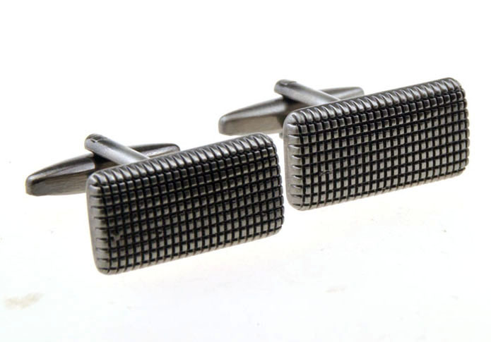  Silver Texture Cufflinks Metal Cufflinks Wholesale & Customized  CL656100