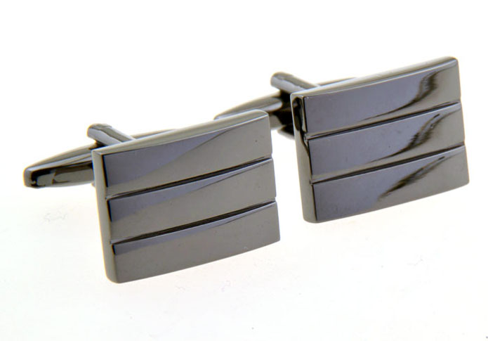  Gun Metal Color Cufflinks Metal Cufflinks Wholesale & Customized  CL656191