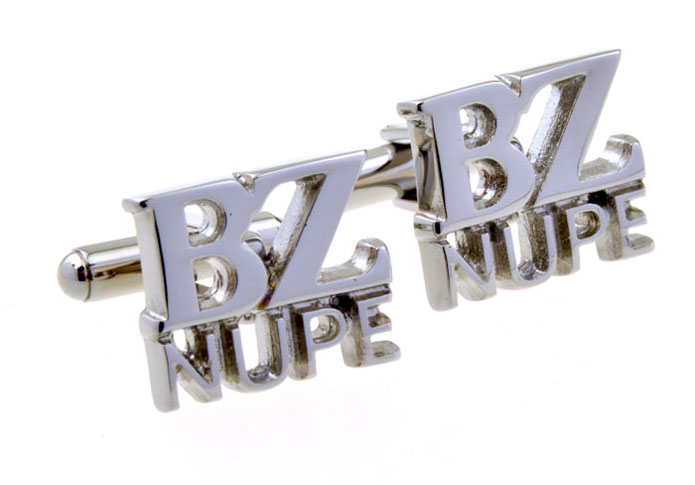 Bz Nupe Cufflinks  Silver Texture Cufflinks Metal Cufflinks Flags Wholesale & Customized  CL656199