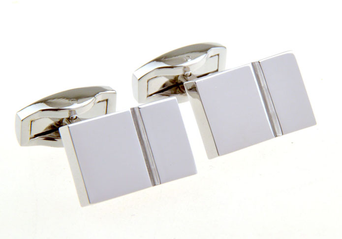  Silver Texture Cufflinks Metal Cufflinks Wholesale & Customized  CL656277