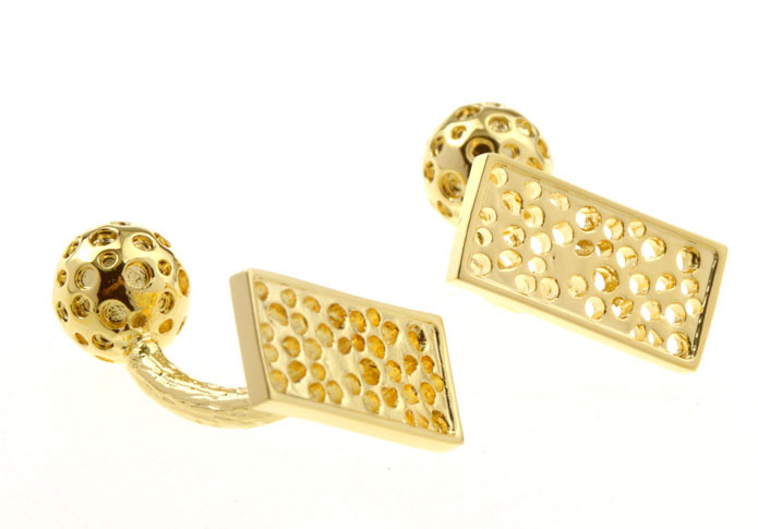  Gold Luxury Cufflinks Metal Cufflinks Funny Wholesale & Customized  CL656284