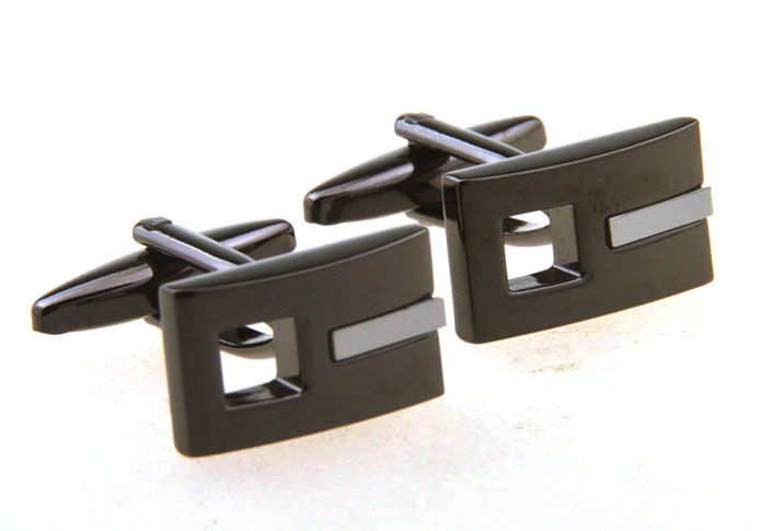  Gun Metal Color Cufflinks Metal Cufflinks Funny Wholesale & Customized  CL656458