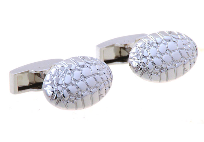 Football Cufflinks  Silver Texture Cufflinks Metal Cufflinks Sports Wholesale & Customized  CL656701