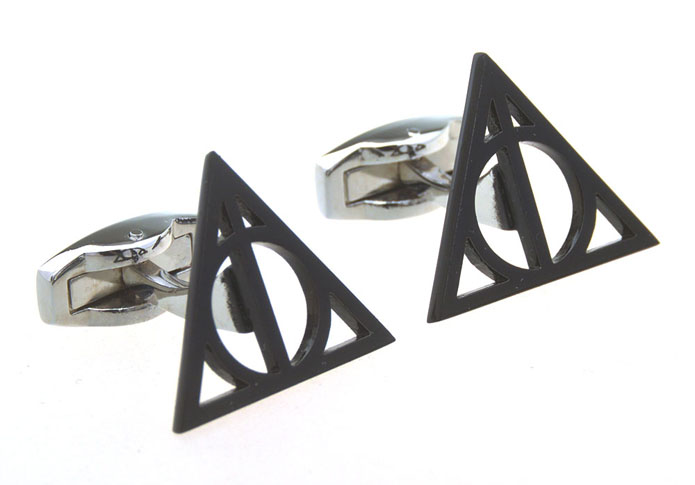 Triangle Cufflinks  Black Classic Cufflinks Metal Cufflinks Flags Wholesale & Customized  CL656897