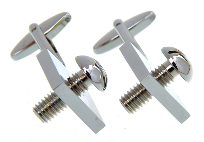 Shovel Cufflinks  Silver Texture Cufflinks Metal Cufflinks Tools Wholesale & Customized  CL657105