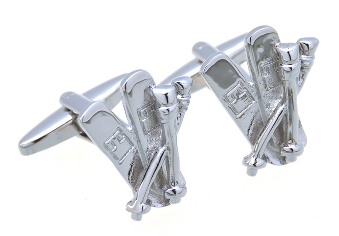 Microscope Cufflinks  Silver Texture Cufflinks Metal Cufflinks Sports Wholesale & Customized  CL657125