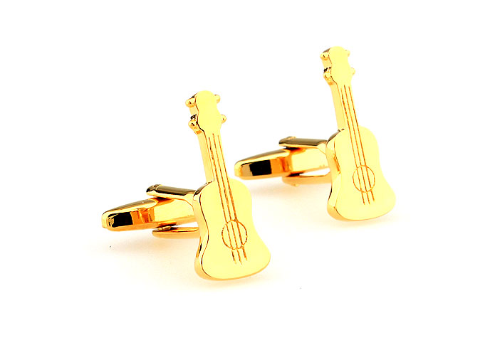 Guitar Cufflinks  Gold Luxury Cufflinks Metal Cufflinks Music Wholesale & Customized  CL666795