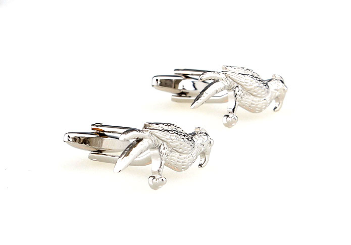Cuckoo Cufflinks  Silver Texture Cufflinks Metal Cufflinks Animal Wholesale & Customized  CL666819