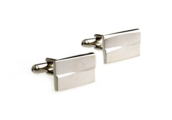  Silver Texture Cufflinks Metal Cufflinks Wholesale & Customized  CL666909