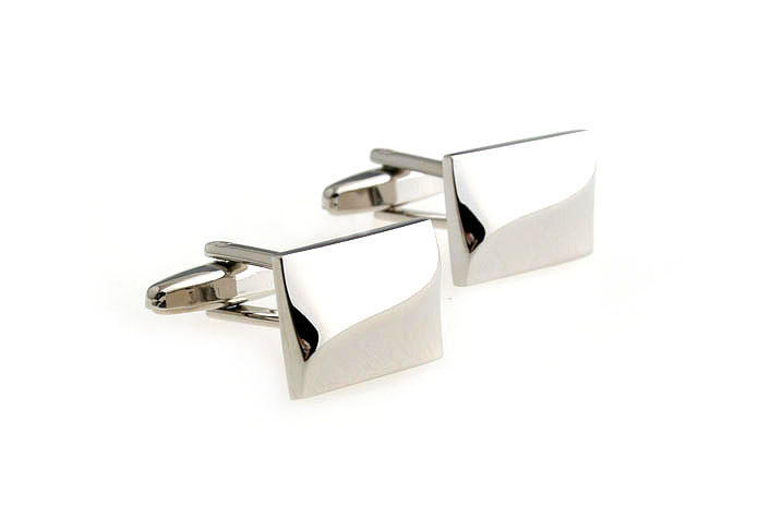  Silver Texture Cufflinks Metal Cufflinks Wholesale & Customized  CL666956