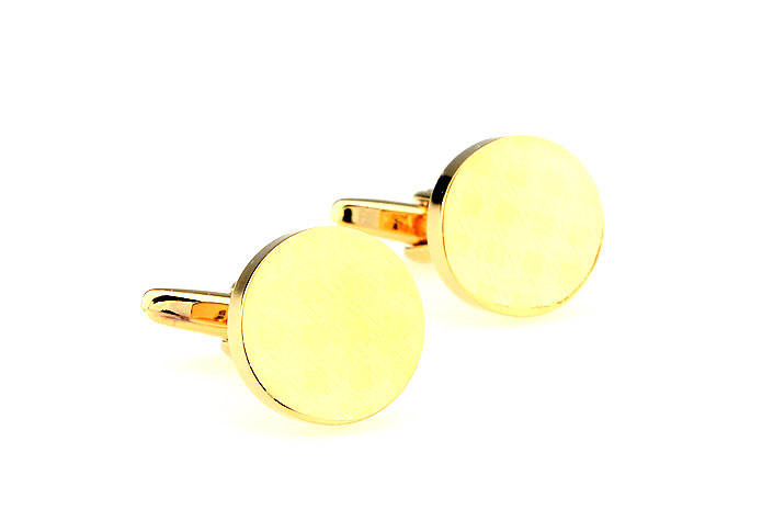 Laser Engraved Cufflinks  Gold Luxury Cufflinks Metal Cufflinks Wholesale & Customized  CL666957