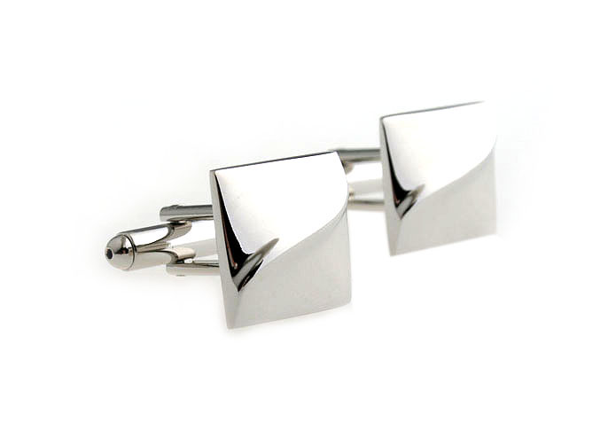  Silver Texture Cufflinks Metal Cufflinks Wholesale & Customized  CL666963