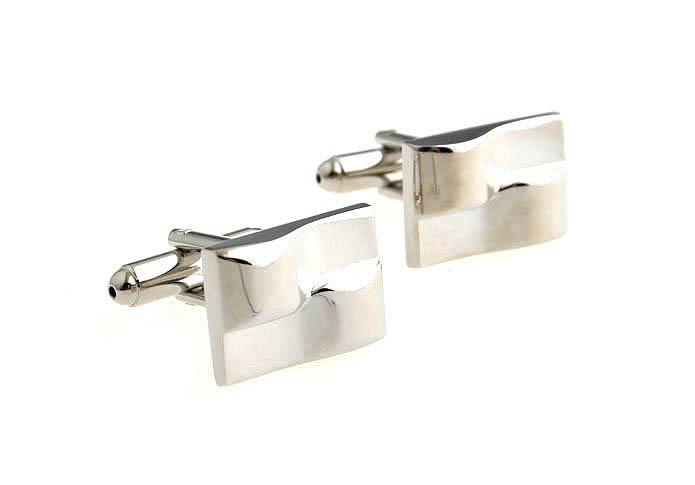  Silver Texture Cufflinks Metal Cufflinks Wholesale & Customized  CL666974