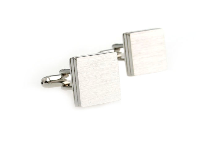  Silver Texture Cufflinks Metal Cufflinks Wholesale & Customized  CL667073