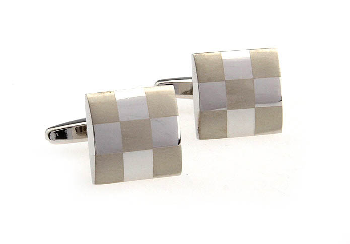 Laser Engraved Cufflinks  Matte Color Simple Cufflinks Metal Cufflinks Funny Wholesale & Customized  CL667148