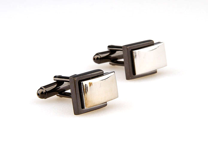  Gray Steady Cufflinks Metal Cufflinks Wholesale & Customized  CL667185