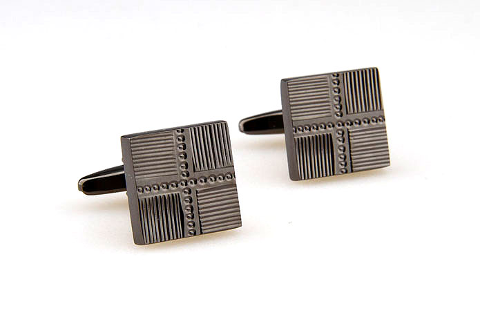  Gray Steady Cufflinks Metal Cufflinks Wholesale & Customized  CL667219
