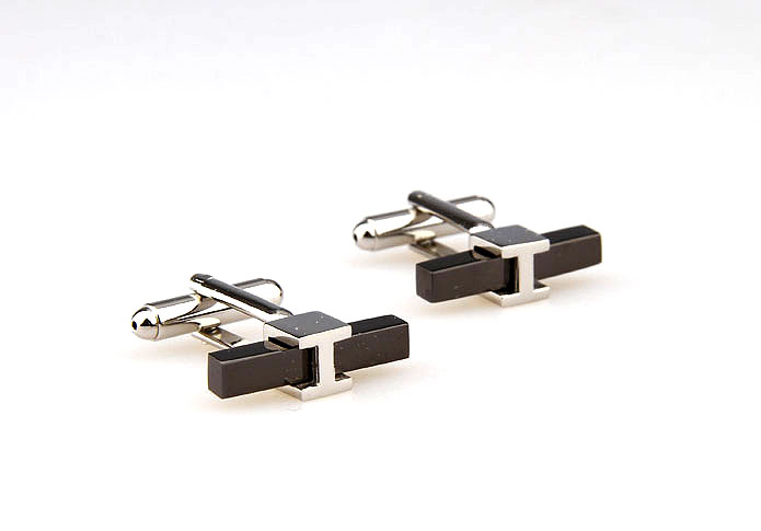  Gray Steady Cufflinks Metal Cufflinks Wholesale & Customized  CL667225