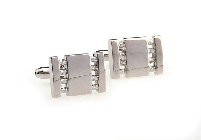  Silver Texture Cufflinks Metal Cufflinks Wholesale & Customized  CL667294