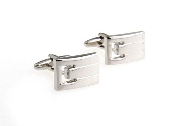 Silver Texture Cufflinks Metal Cufflinks Wholesale & Customized  CL667427