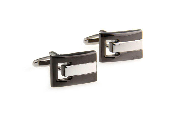  Gray Steady Cufflinks Metal Cufflinks Wholesale & Customized  CL667458