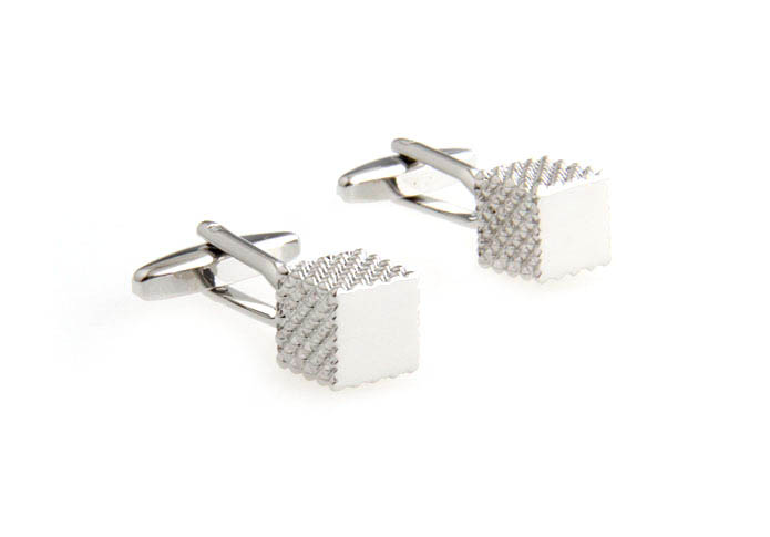 Tetris Cufflinks  Silver Texture Cufflinks Metal Cufflinks Funny Wholesale & Customized  CL667488