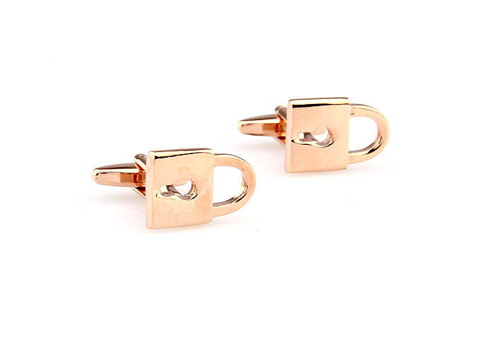 Locks Cufflinks  Gold Luxury Cufflinks Metal Cufflinks Tools Wholesale & Customized  CL667550