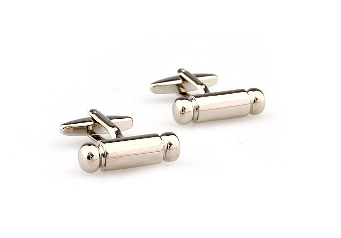  Silver Texture Cufflinks Metal Cufflinks Wholesale & Customized  CL667572