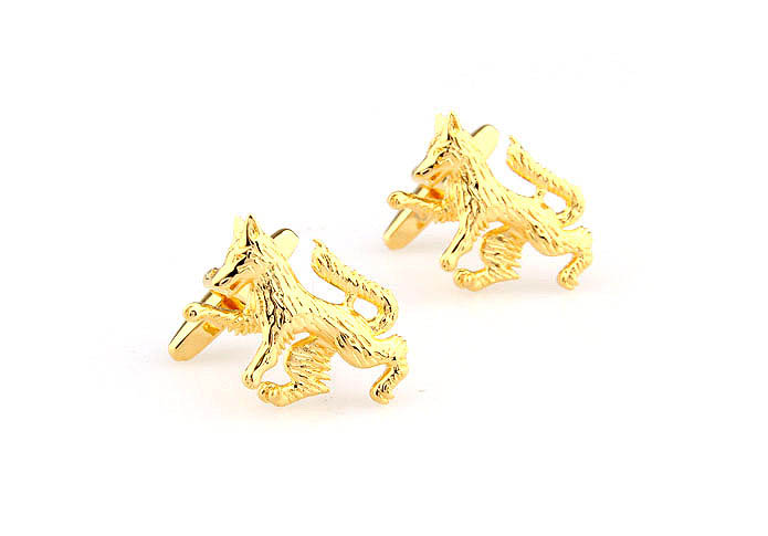 Fox Cufflinks  Gold Luxury Cufflinks Metal Cufflinks Animal Wholesale & Customized  CL667583