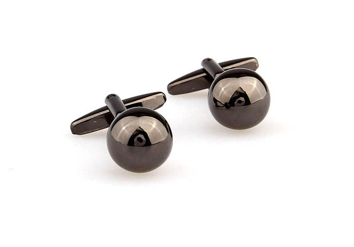 Spherical Cufflinks  Gray Steady Cufflinks Metal Cufflinks Funny Wholesale & Customized  CL667634