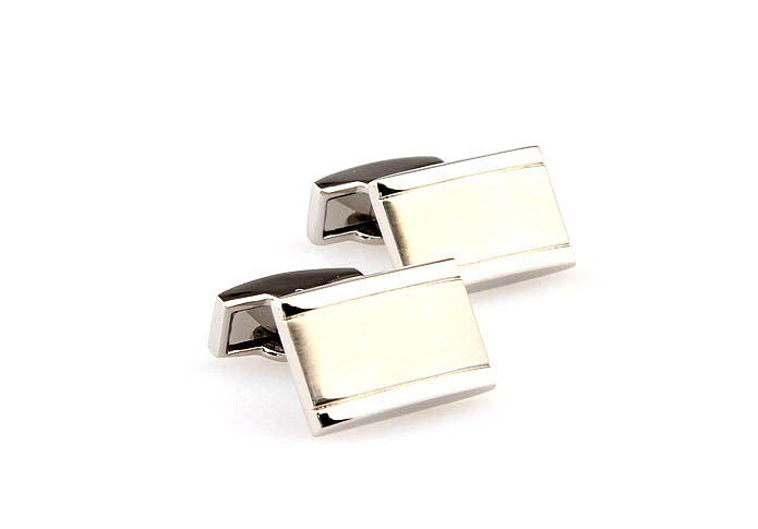  Silver Texture Cufflinks Metal Cufflinks Wholesale & Customized  CL667741