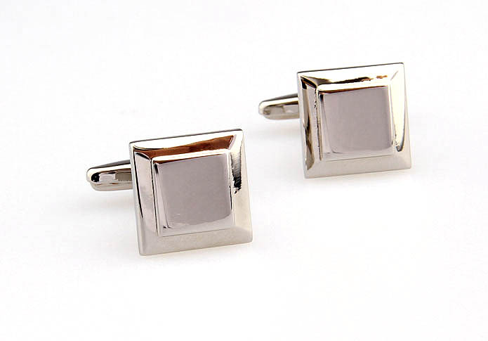  Silver Texture Cufflinks Metal Cufflinks Wholesale & Customized  CL667760