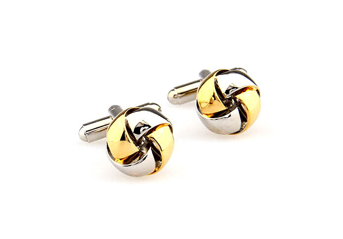  Gold Luxury Cufflinks Metal Cufflinks Knot Wholesale & Customized  CL667884