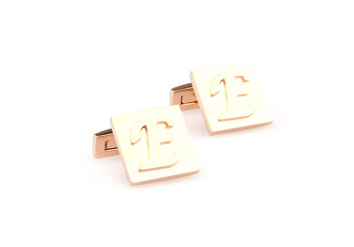 26 Letters E Cufflinks  Bronzed Classic Cufflinks Metal Cufflinks Symbol Wholesale & Customized  CL668078