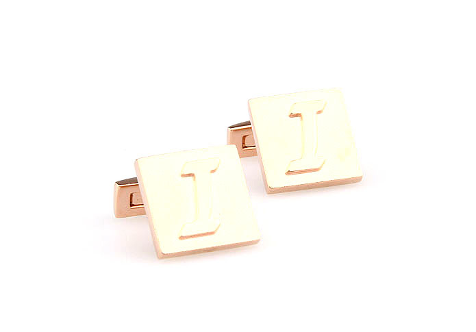 26 Letters I Cufflinks  Bronzed Classic Cufflinks Metal Cufflinks Symbol Wholesale & Customized  CL668082