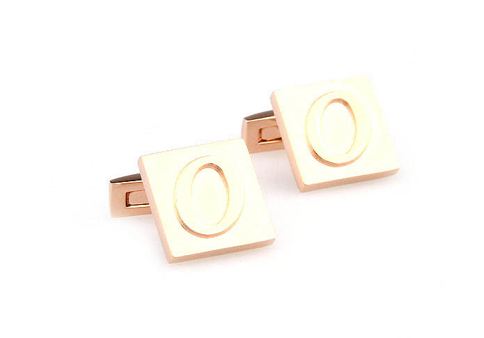 26 Letters O Cufflinks  Bronzed Classic Cufflinks Metal Cufflinks Symbol Wholesale & Customized  CL668088