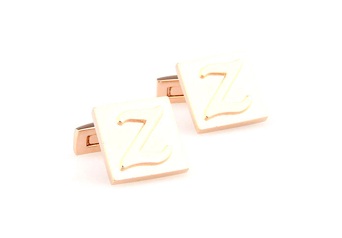 26 Letters Z Cufflinks  Bronzed Classic Cufflinks Metal Cufflinks Symbol Wholesale & Customized  CL668098